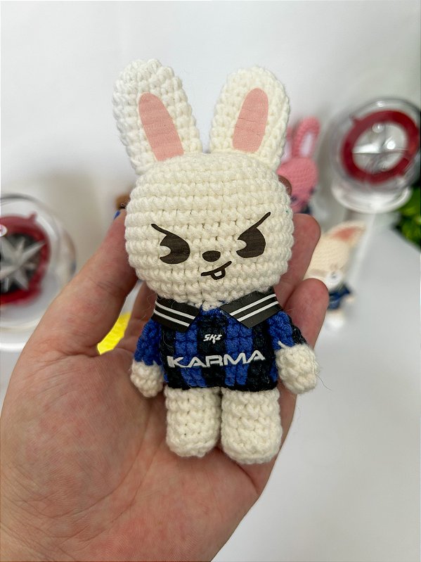 Leebit Lee Know - Stray Kids Skzoo Karma Edition crochet amigurumi