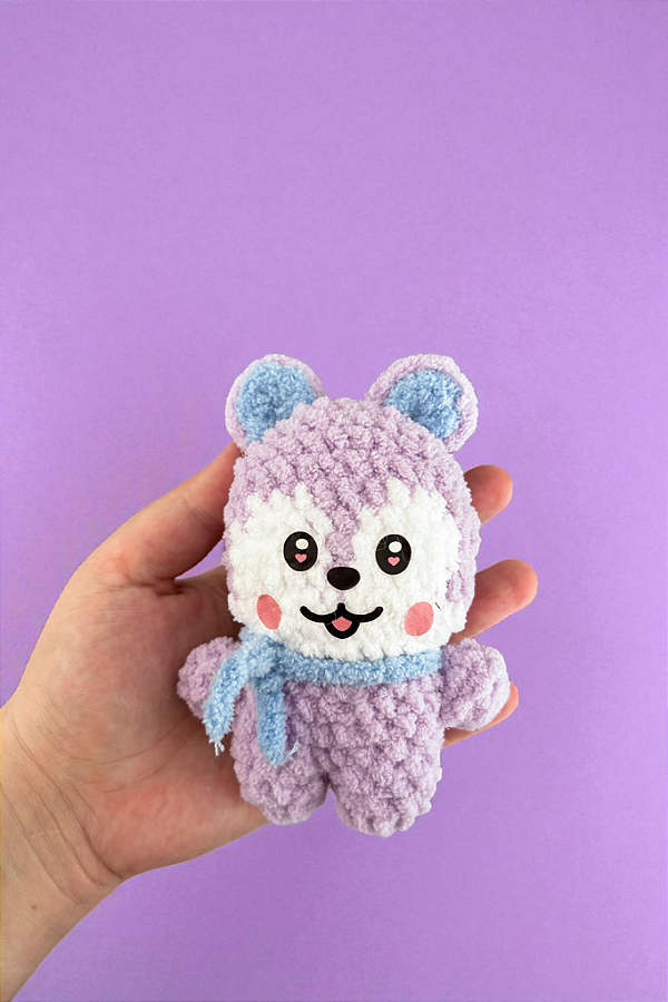 Mang J-hope Bt21 Baby Peludinho - Bts BT21 Amigurumi Crochê