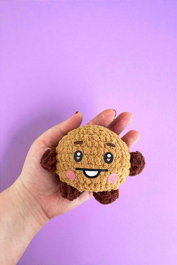 Shooky Suga Bt21 Baby Peludinho - Bts BT21 Amigurumi Crochê
