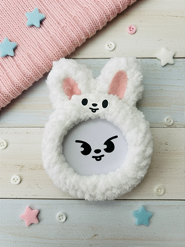 Leebit Chaveiro Skzoo Baby Photo Holder Stray kids crochê amigurumi