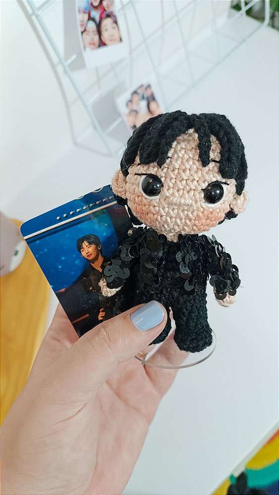 Boneco Pitico Cha Eun woo Fanmeeting Brasil