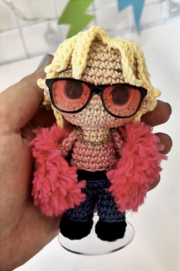 Boneco pitico Felix Stray kids Do it Rosa