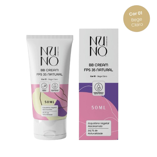BB Cream FPS 35 Natural - Bege Claro | 84,7% de Naturalidade