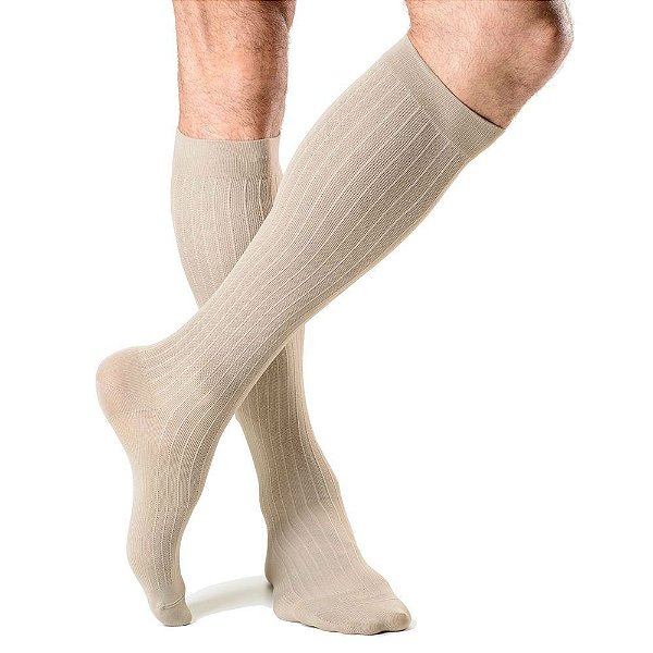 Meia Sigvaris Actitud 3/4 192B Masculina 20-30 mmHg Cáqui