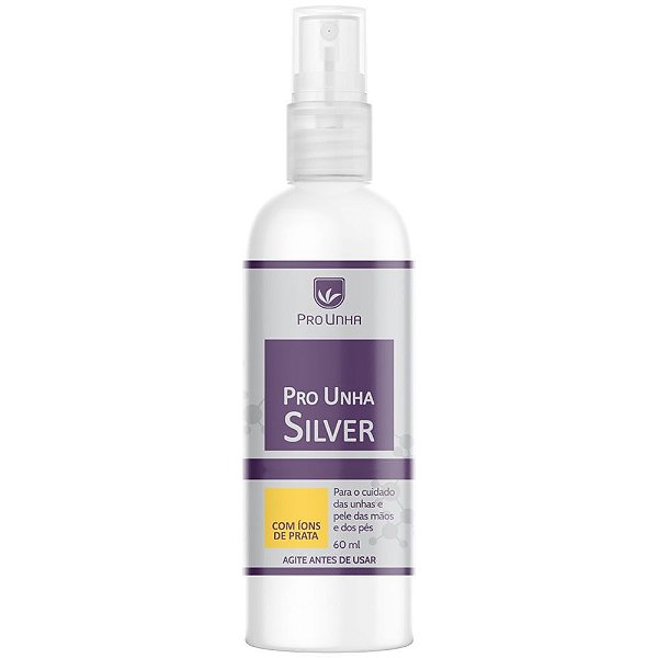 Pro Unha Silver Spray Antimicótico Íons de Prata 60 Ml