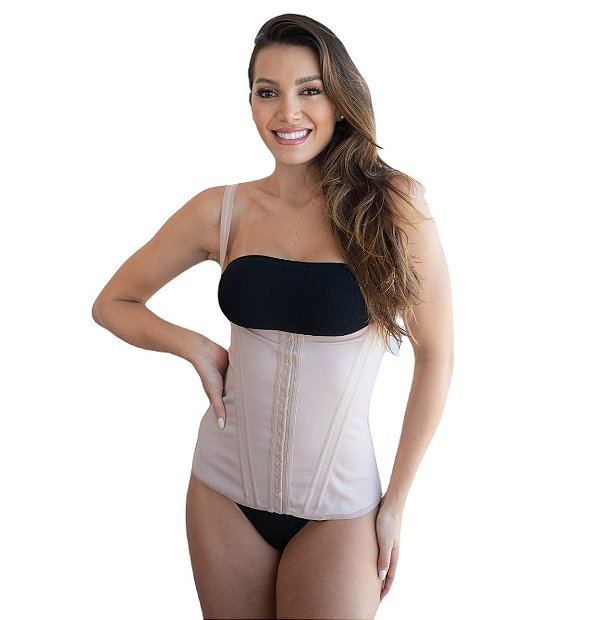 Corselet Comfort Form Tecido Emana Chocolate 731 Esbelt