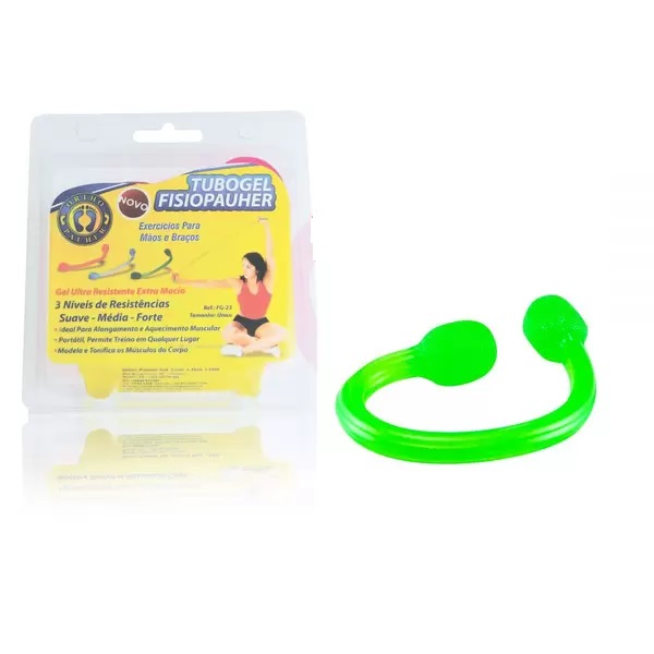 Tubogel Fisiopauher Exercícios e Fisioterapia FG-23 Verde Orthopauher