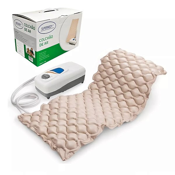 Colchão de Ar Pneumático Inflável Prevenção de Escaras Supermedy 110V