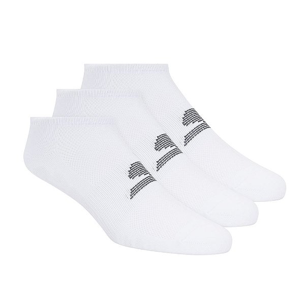 Meia 3 Pares Masculino Microfiber Non Terry Branco Skechers