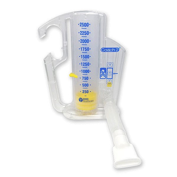 Coach 2 Exercitador Respiratório Espirômetro Capacidade de 2500 ml