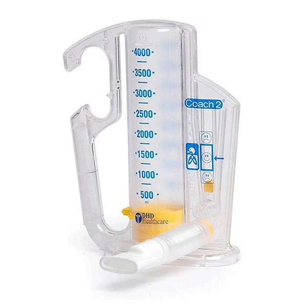 Coach 2 Exercitador Respiratório Espirômetro Capacidade de 4000 ml