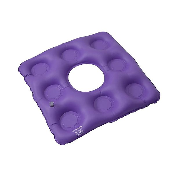 Assento Inflável Quadrado Caixa de Ovo com Orifício Anto Escara Bioflorence