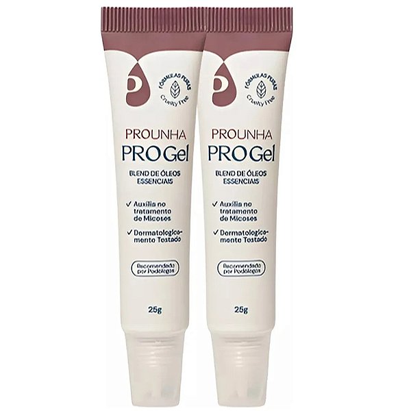 Kit 2 Pro Gel Antimicótico e Hidratante para Pele e Unhas 25 ml