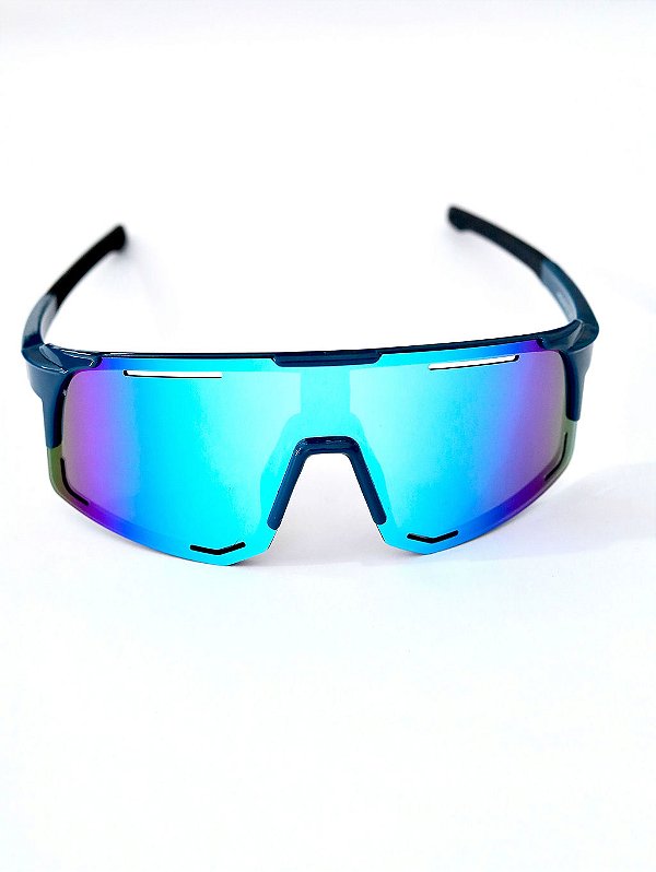 Óculos de Sol Esportivo Momentum Azul Petróleo