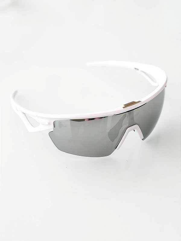 Óculos de Sol Esportivo Steel Branco