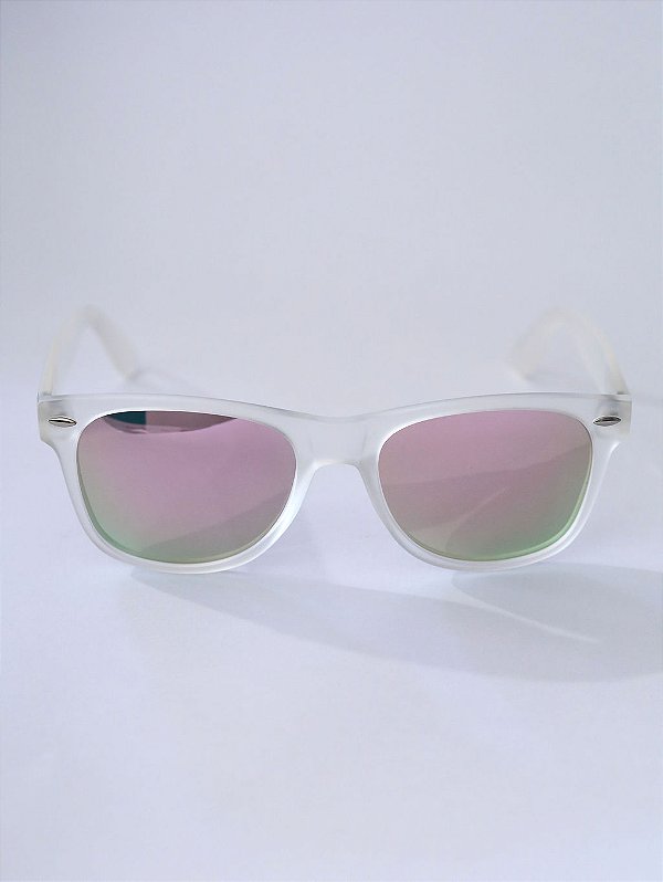 Óculos de Sol Dara Branco Transparente