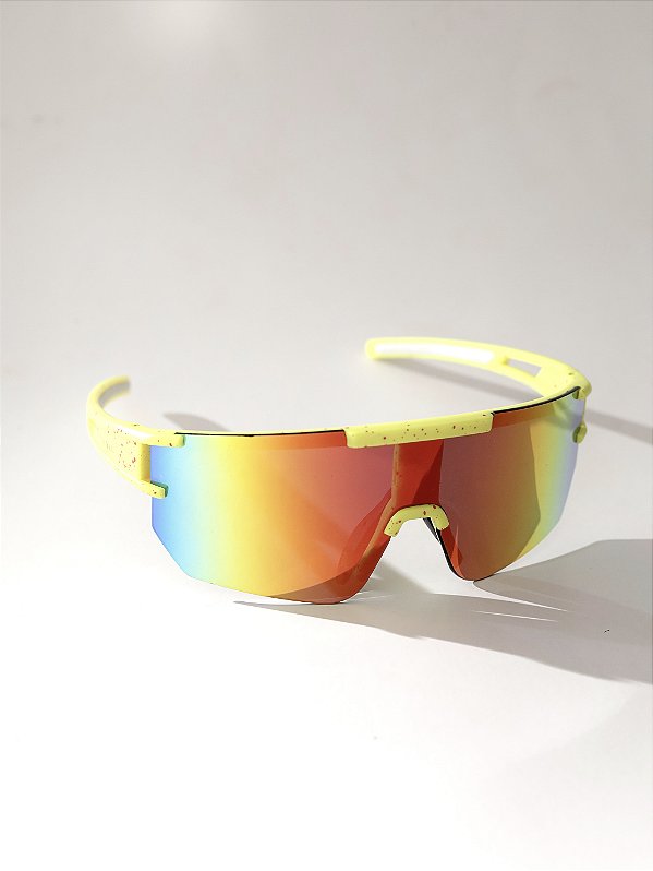 Óculos de Sol Esportivo Edge Amarelo