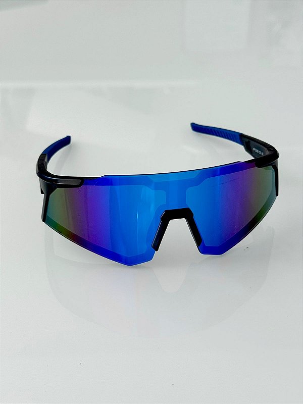 Óculos de Sol Esportivo Route Azul