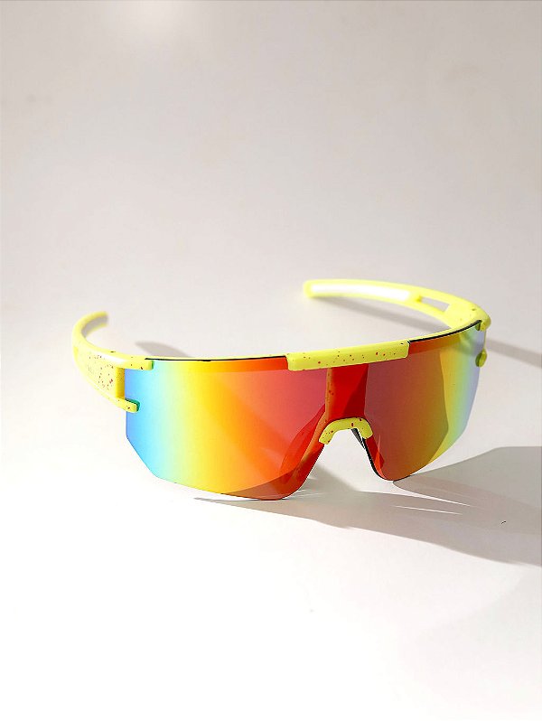 Óculos de Sol Esportivo Edge Amarelo