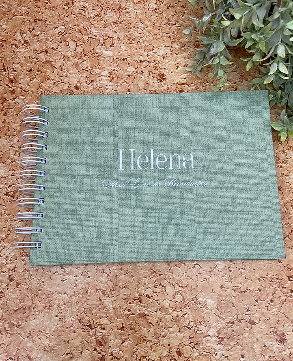 Livro do Bebê Plus Personalizado Linho