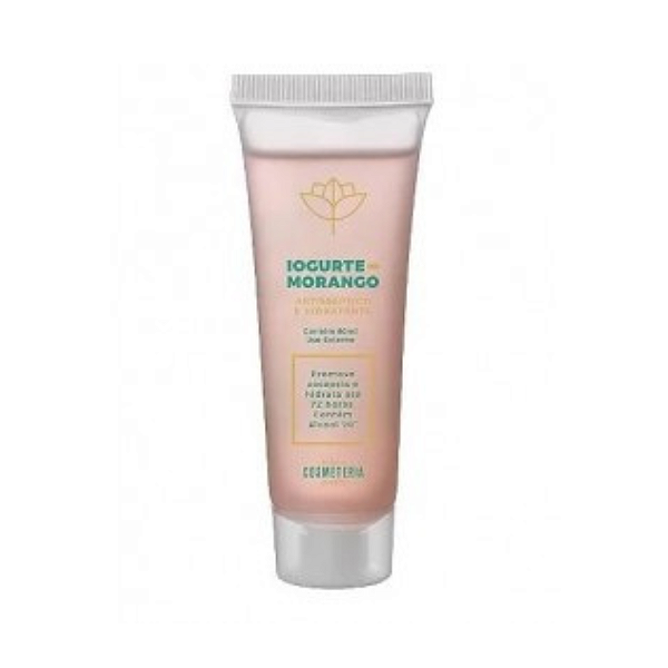 Iogurte Antisséptico Hidratante de Morango 50g Cosmeteria Gourmet