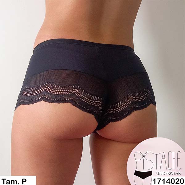 Caleçon Tamanho P Renda e Microfibra 1714020