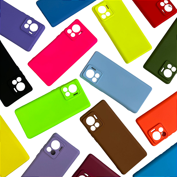 Capa Motorola Edge 30 Ultra 1 Linha Silicone com Veludo Interno