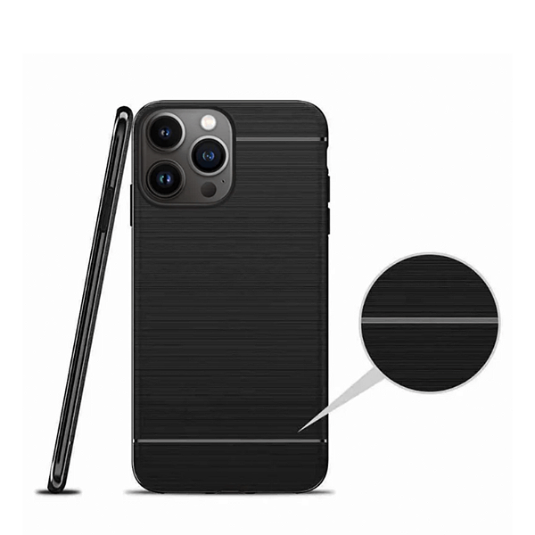 Capa Iphone 11 Pro TPU Preto Fosco Escovado