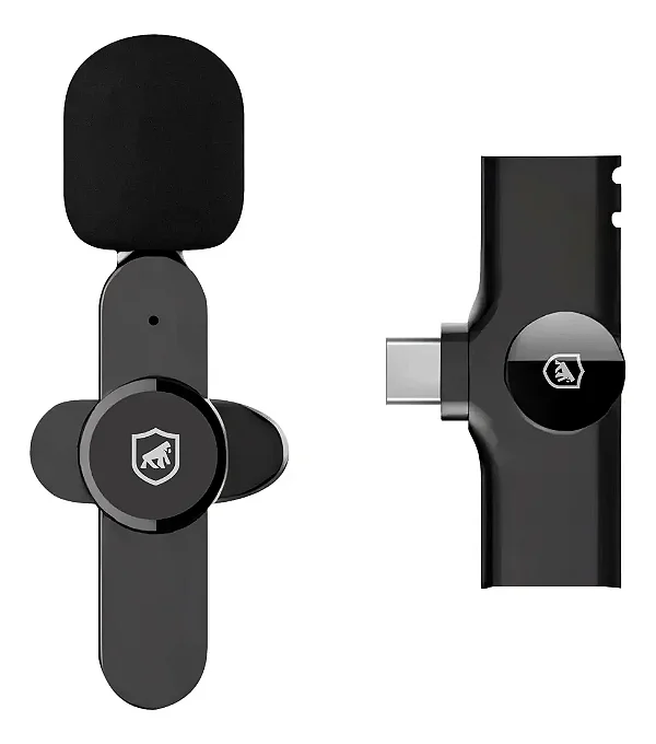 Microfone de Lapela Flex - Tipo C - Gshield