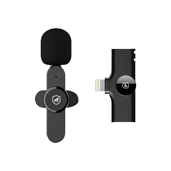 Microfone de Lapela Flex Lightning - Gs-8906