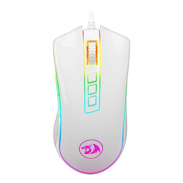 Mouse Gamer Redragon King Cobra 2 Lunar White RGB M711W-FPS