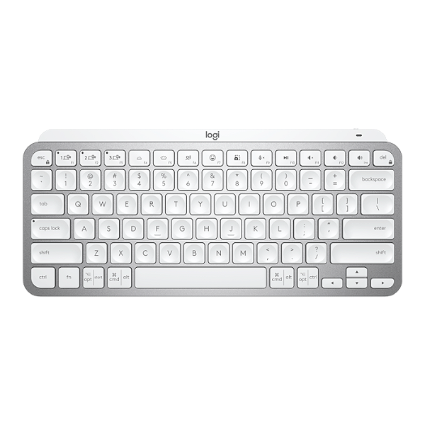 Teclado sem fio Multi-dispositivo Logitech MX Keys Mini Cinza