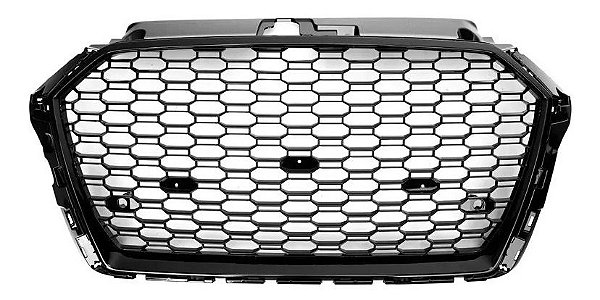 Grade Dianteira Colmeia Audi A3 S3 Modelo RS3 2017 A 2019 - Sem Logo/Lisa