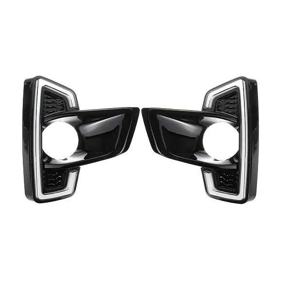 DRL LED Parachoque Dianteiro Toyota Hilux 2019 até 2020 Modelo REVO