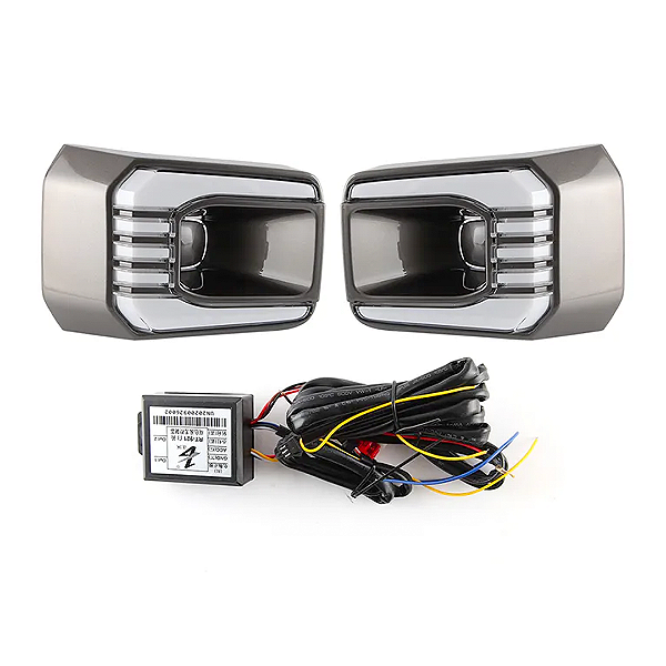 DRL LED Parachoque Dianteiro Toyota Hilux 2021+ Modelo REVO