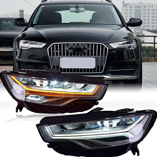 Farol Full LED Audi A6 C7 2015 até 2018