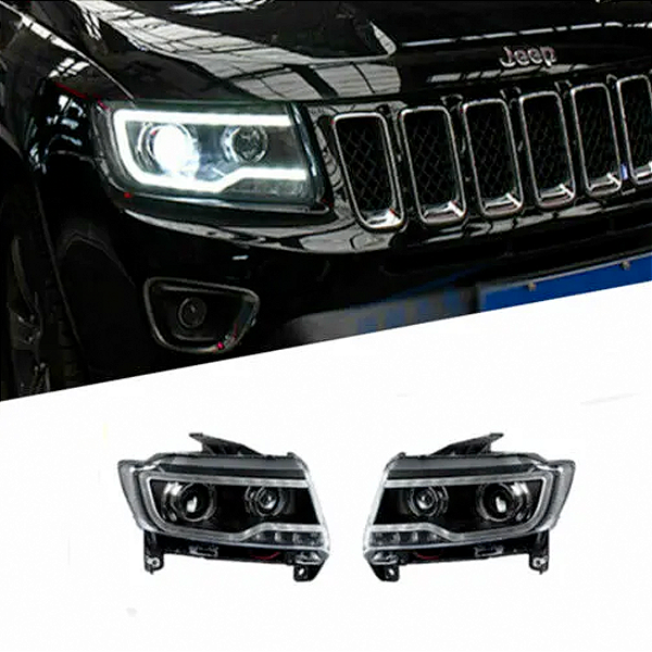 Farol Bi-Xenon Jeep Compass MK4 2011 até 2015