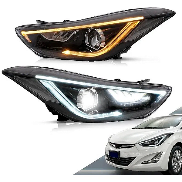 Farol Bi-Xenon Hyundai Elantra 2011 até 2016