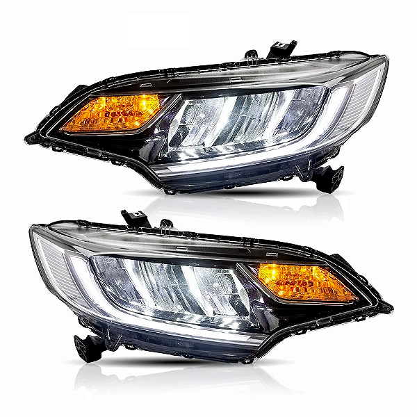 Farol Full LED Honda Fit 3 Geração 2014 até 2024