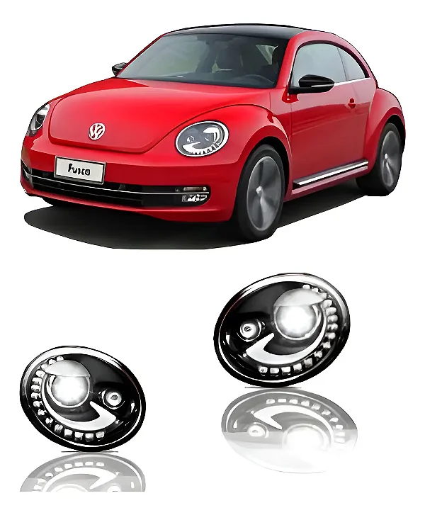 Farol Volkswagen Fusca A5 Full LED (2012-2016)