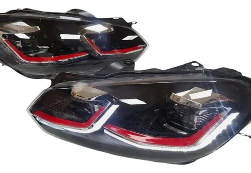 Farol Volkswagen Jetta Variant Estilo GTI RED Full LED (2010-2012)