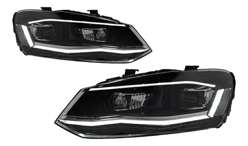 Farol Volkswagen Polo MK6 R-Line Chrome Full LED (2016-2019)