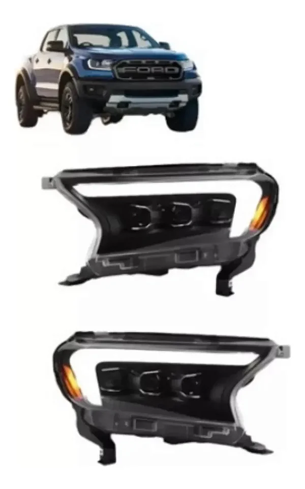 Farol Ford Ranger T7/8 Everest Full LED (2016-2023)