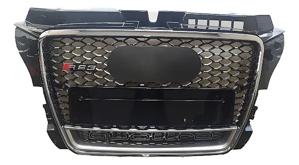 Grade Colmeia A3 8P Estilo RS3 Chrome Quattro (2009-2012)