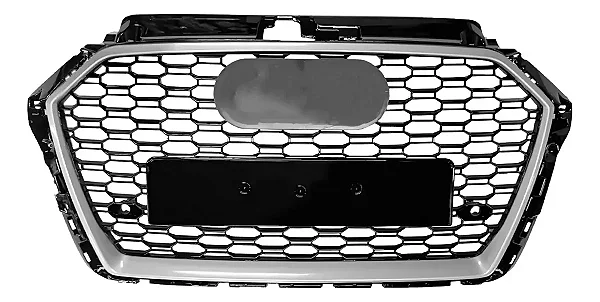 Grade Colmeia A3 8V Estilo RS3 Silver (2017-2020)