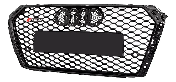Grade Colmeia A4 B9 Estilo RS4 Black Piano (2016-2019)