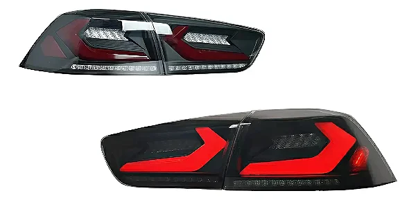 Lanterna Mitsubish Lancer Estilo Corvette Smoke (2008-2019)
