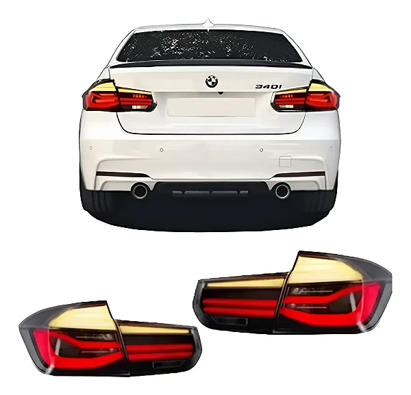 Lanterna Serie 3 F30/80 Estilo OEM Smoke (2012-2018)