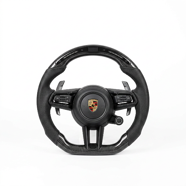 Volante Porsche Carbono + Shift Light