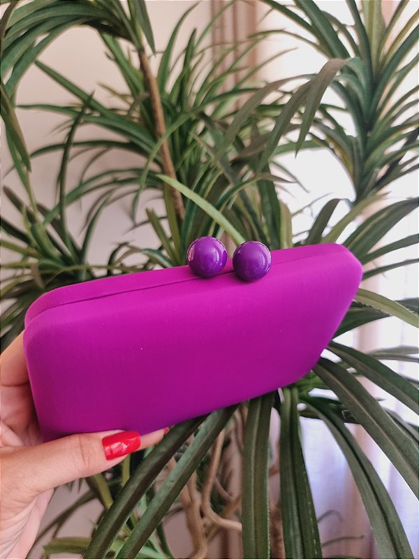 Clutch Cetim fuccia
